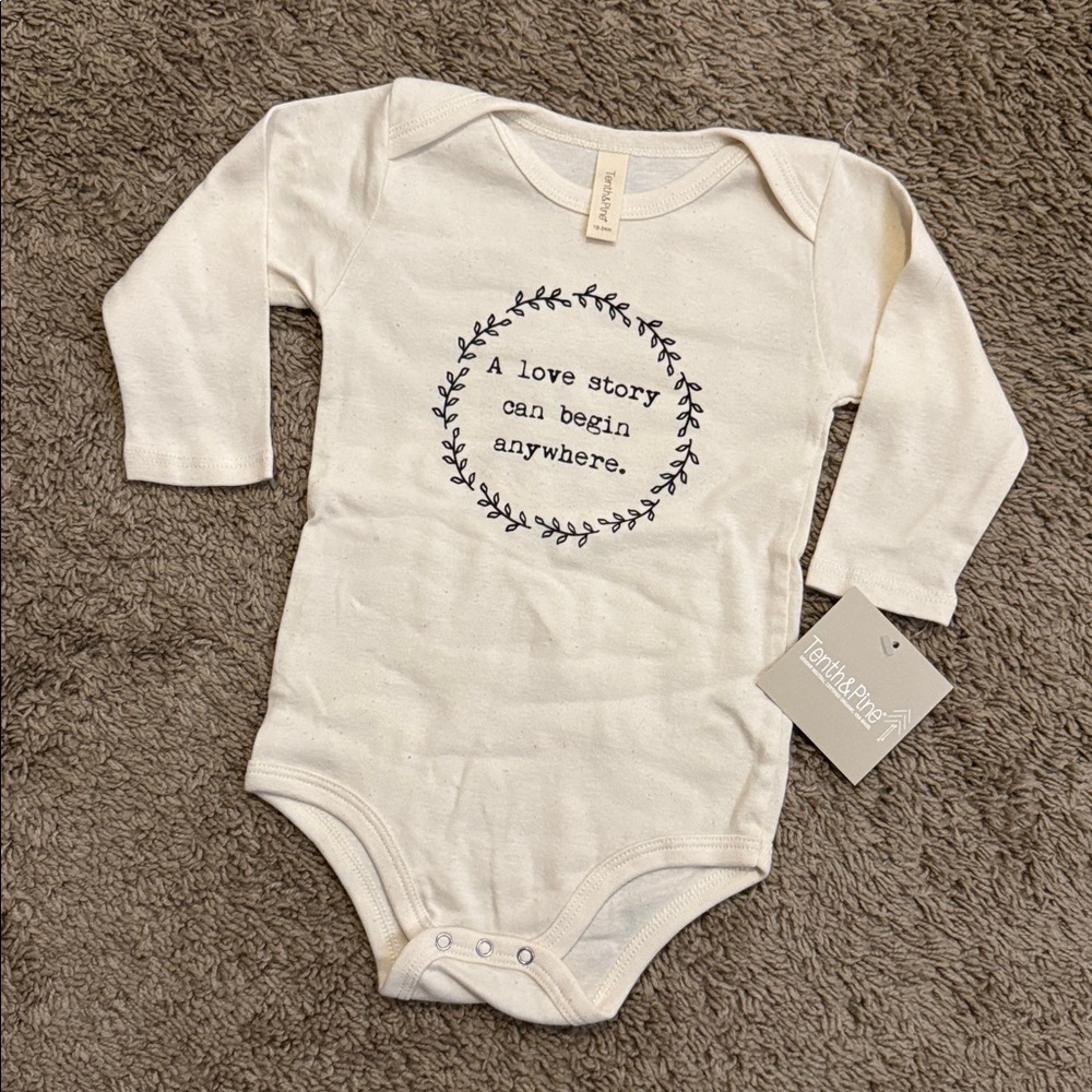 Tenth & Pine ‘Love Story’ Long Sleeve Bodysuit